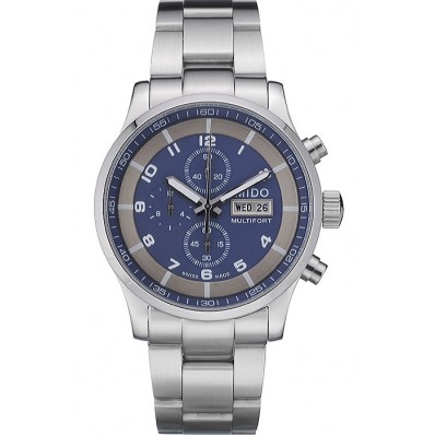 Quality Mido Multifort Stainless Steel Bezel Navy Dial 80282