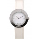 1:1 Replica Hermes Classic MOP Dial White Leather Strap