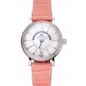 IWC Portofino Day And Night White Dial Stainless Steel Case Pink Leather Strap