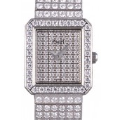 Copy High Quality Piaget Swiss Limelight Diamonds Encrusted Stainless Steel Watch 80294 Watches