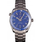 High Quality Fake Omega James Bond Skyfall Watch with Blue Dial and Blue Bezel om230 621382