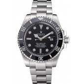 Imitation Rolex Sea Dweller Black Dial Stainless Steel Case And Bracelet 622837