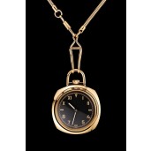 Imitation Swiss Panerai Radiomir Pocket Watch Black California Dial Gold Case And Chain 1453739