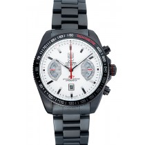 Imitation High Quality Tag Heuer Carrera Black Stainless Steel Case White Dial 98241