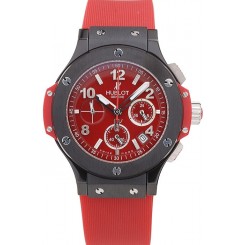 Hublot Big Bang Red Strap Red Dial Watch 98070 Watch