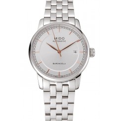 Swiss Mido Baroncelli Gray Dial Staineless Steel Case And Bracelet 1453837