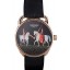 Best Imitation Hermes Classic Croco Leather Strap Black Dial 801397