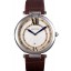 Best Quality Knockoff Cartier Ballon Bleu Brown Leather Strap 621448