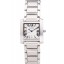 Cartier Tank Francaise 29mm White Dial Stainless Steel Case And Bracelet