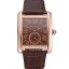Cartier Tank MC Brown Dial Gold Case Brown Leather Strap 622583