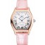 Cartier Tortue Perpetual Calendar White Dial Gold Case Pink Leather Strap