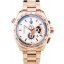 Cheap Tag Heuer Carrera Rose Gold Case White Dial