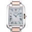 Copy Cartier Tank Anglaise 30mm White Dial Stainless Steel Case Two Tone Bracelet