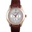 Copy Jaeger Lecoultre Master Chronograph Gold Bezel Brown Leather Band 621610