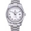 Designer Rolex Day-Date White Dial Stainless Steel Bracelet 622547