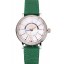 IWC Portofino Day And Night White Dial Stainless Steel Case Green Leather Strap