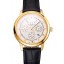 Knockoff AAAAA Swiss Vacheron Constantin Traditionnelle Power Reserve White Dial Gold Case Black Leather Strap