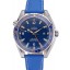 New Omega Seamaster Planet Ocean GMT Blue Dial Blue Leather Band 622394