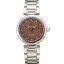 Omega DeVille Ladymatic Stainless Steel Strap Brown Dial