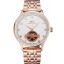Replica AAA IWC Portugieser Tourbillon White Dial Rose Gold Numerals Rose Gold Case And Bracelet