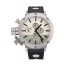 Replica Designer U-Boat Italo Fontana White Dial Stainless Steel Case Black Leather Bracelet 622715