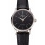 Swiss Mido Baroncelli Black Dial Stainless Steel Case Black Leather Strap 1453839