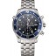 Swiss Omega Seamaster Chronograph 300m Blue Dial Blue Bezel Stainless Steel Case And Bracelet